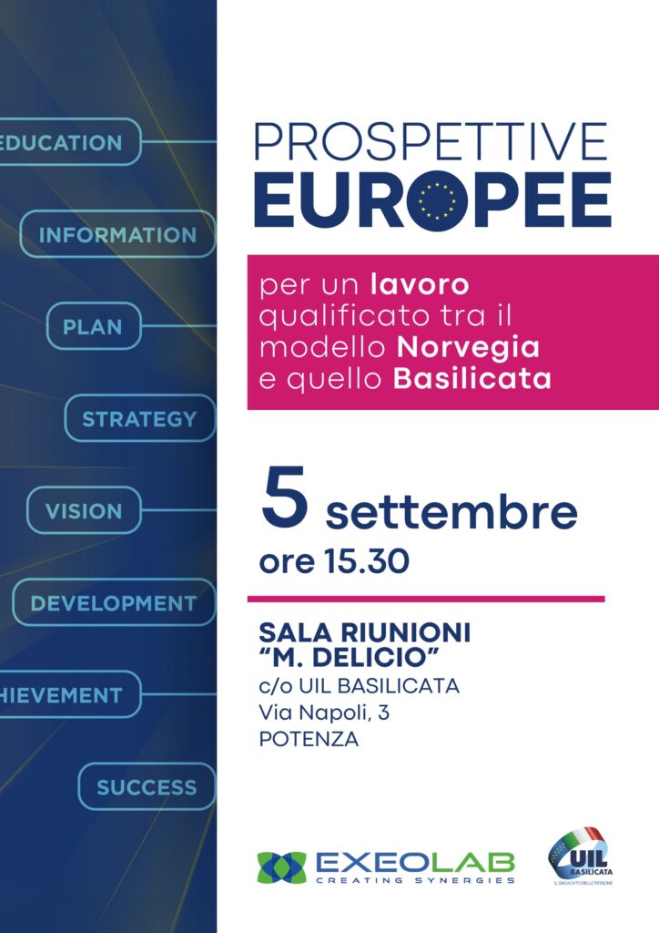 Incontro formativo e di divulgazione tra UIL Basilicata e SPIR Oslo: