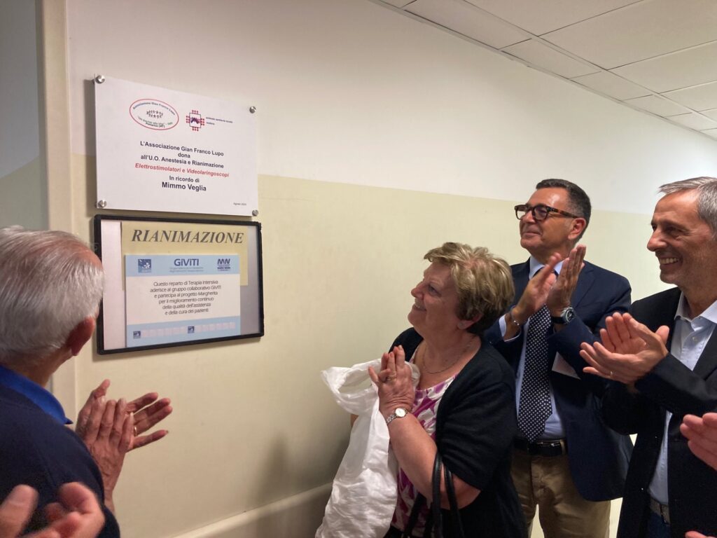 L’ASSOCIAZIONE GIANFRANCO LUPO DONA ATTREZZATURE SANITARIE ALL’ASM DI MATERA ASSOCIAZIONE