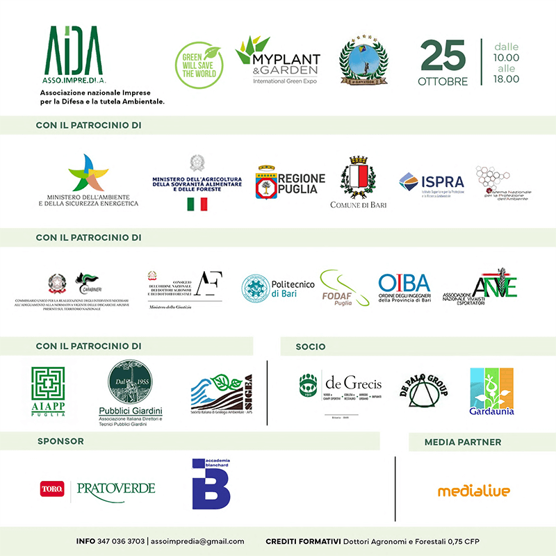 Il Verde e la salute sono il futuro delle nostre Città futuro