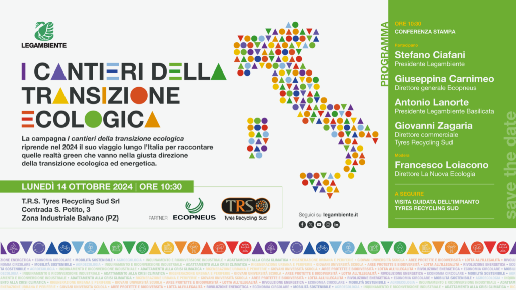 I cantieri della transizione ecologica fa tappa in Basilicata