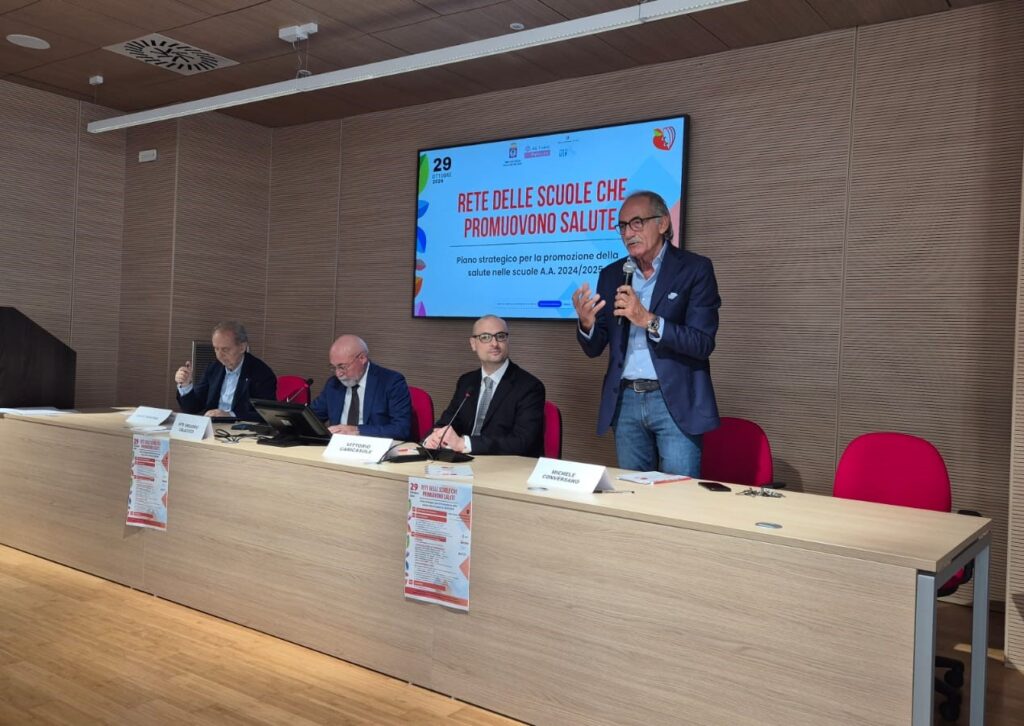 Taranto, 29 ottobre 2024 – Promozione della salute nella scuola: presentato il Piano strategico A.S. 2024/2025
