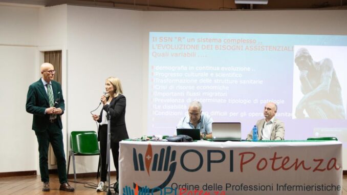 Il dg Asp Maraldo e la presidente Opi Potenza Robertucci