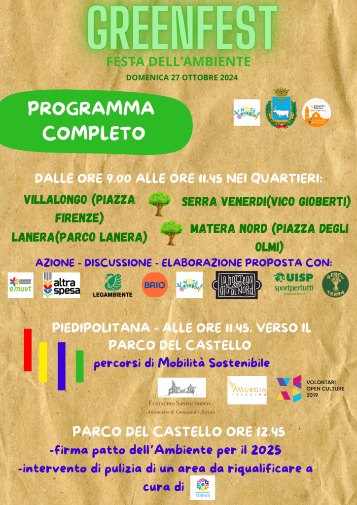 GREENFEST MATERA-FESTA DELL'AMBIENTE matera
