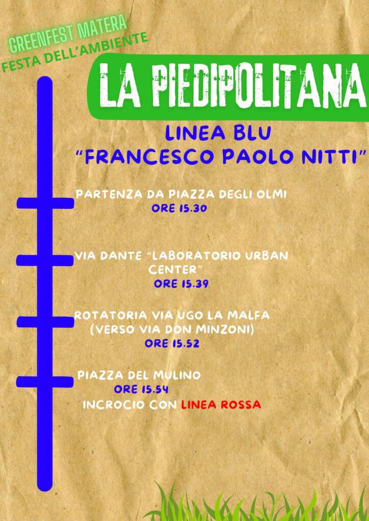 Domenica 20 ottobre la prima “Green Fest – Festa dell’ambiente” a Matera.