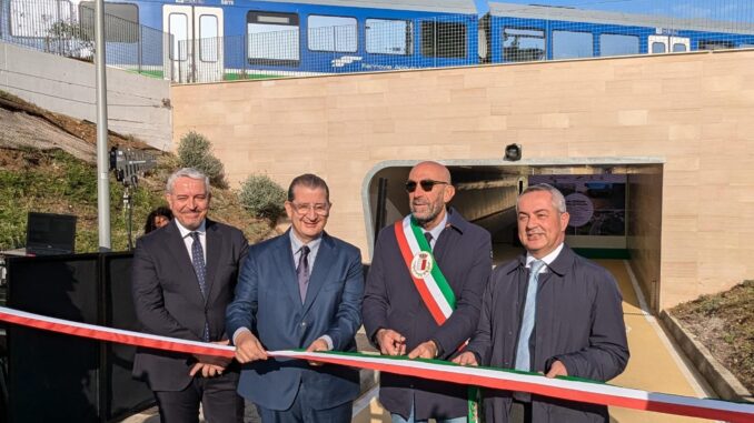 27-11-24 FAL Strade Nuove_oggi sindaco all’inaugurazione del sottopasso ciclopedonale tra via delle Murge e via Cotugno_1