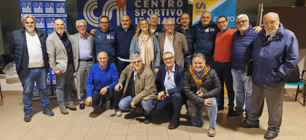 LORENZO CALIA CONFERMATO PRESIDENTE DEL COMITATO DI MATERA DEL CENTRO SPORTIVO ITALIANO PER IL QUADRIENNIO 2025-2028