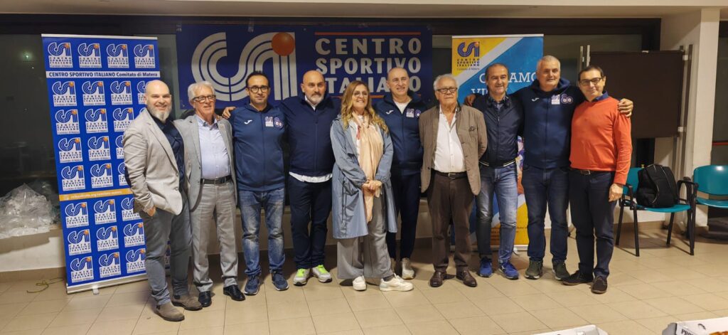 LORENZO CALIA CONFERMATO PRESIDENTE DEL COMITATO DI MATERA DEL CENTRO SPORTIVO ITALIANO PER IL QUADRIENNIO 2025-2028