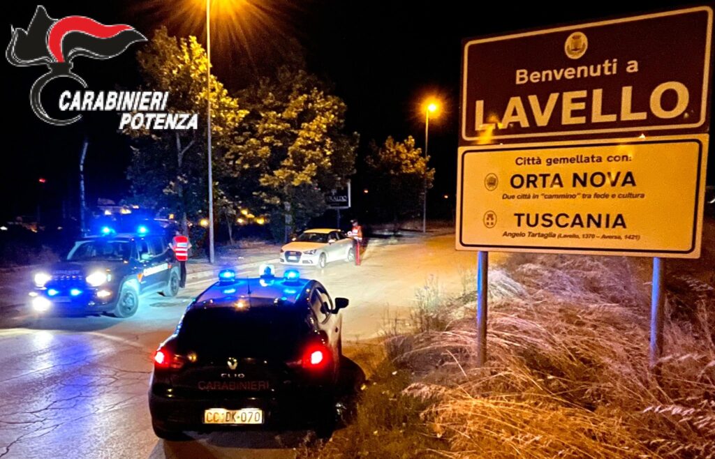 LAVELLO (PZ):AGGREDISCE L’EX E LE DANNEGGIA L’AUTO. 45ENNE ARRESTATO DAI CARABINIERI.