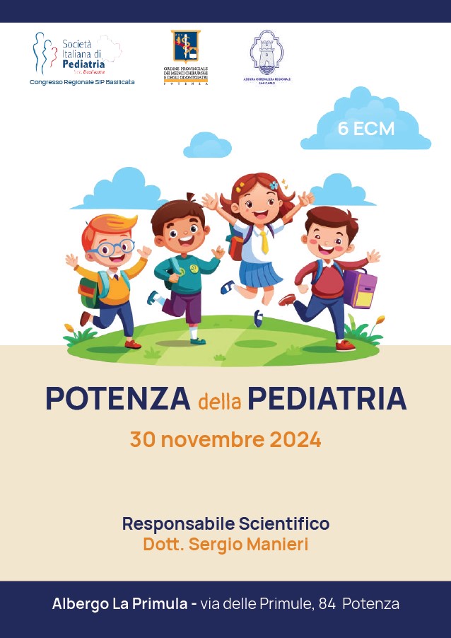 Appuntamento con “Potenza della Pediatria”, il congresso regionale SIP Basilicata