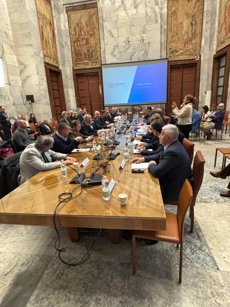 Cupparo al tavolo su Stellantis con il ministro Urso