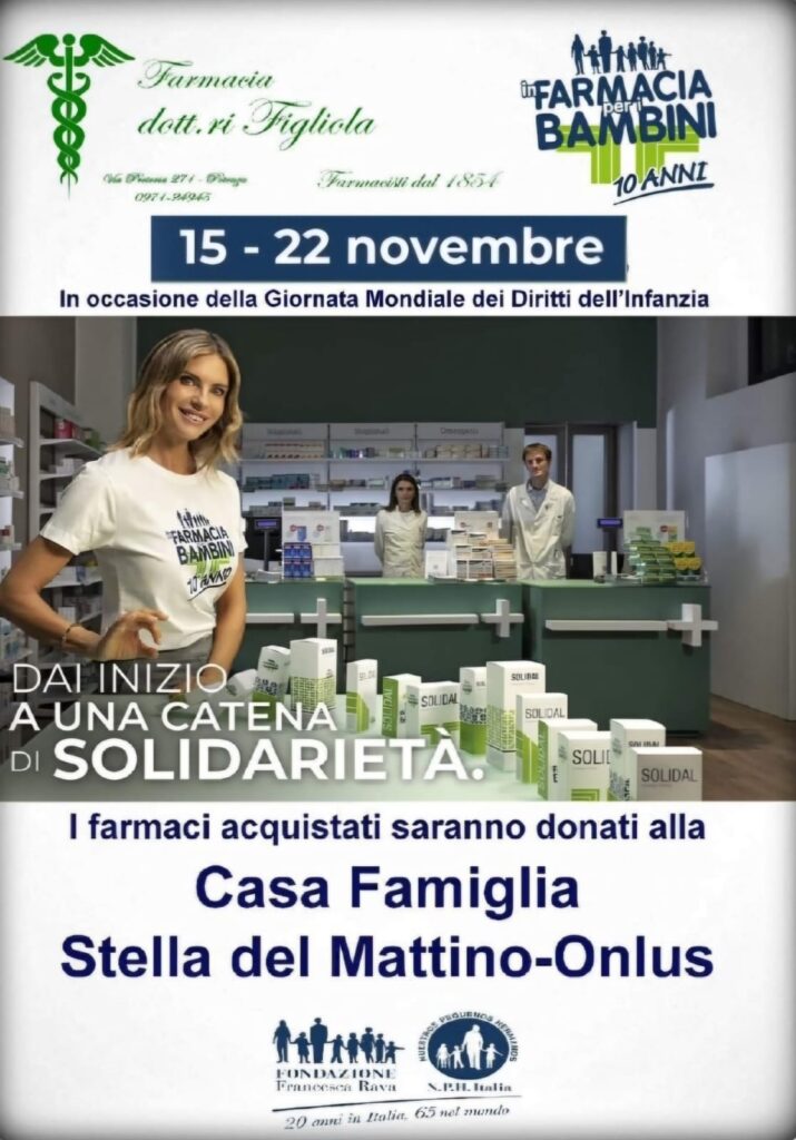 FARMACIA FIGLIOLA: "In Farmacia per i Bambini 2024" Farmacia