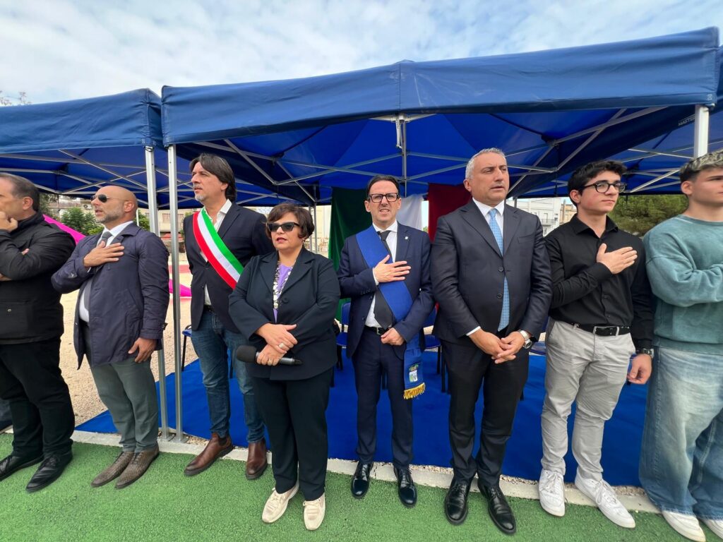 Inaugurata a Policoro l’area sportiva annessa al Fermi, i cui lavori sono stati appaltati dalla Provincia di Matera.
