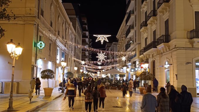 LUMINARIE IN VIA DI PALMA
