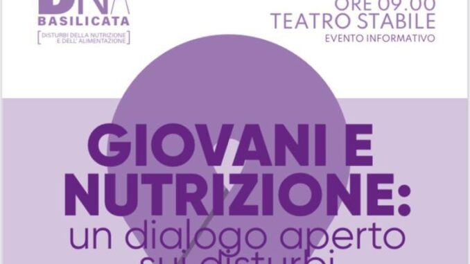 Locandina Giovani e nutrizione