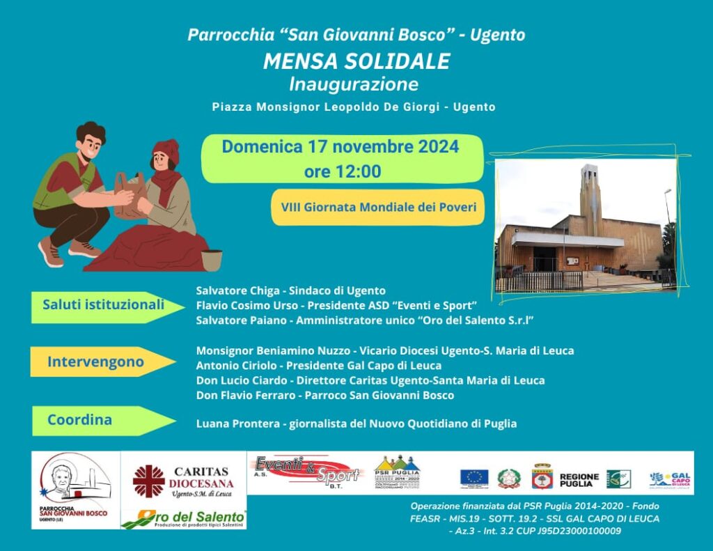 DOMENICA 17 NOVEMBRE 2024 - VIII GIORNATA MONDIALE DEI POVERI