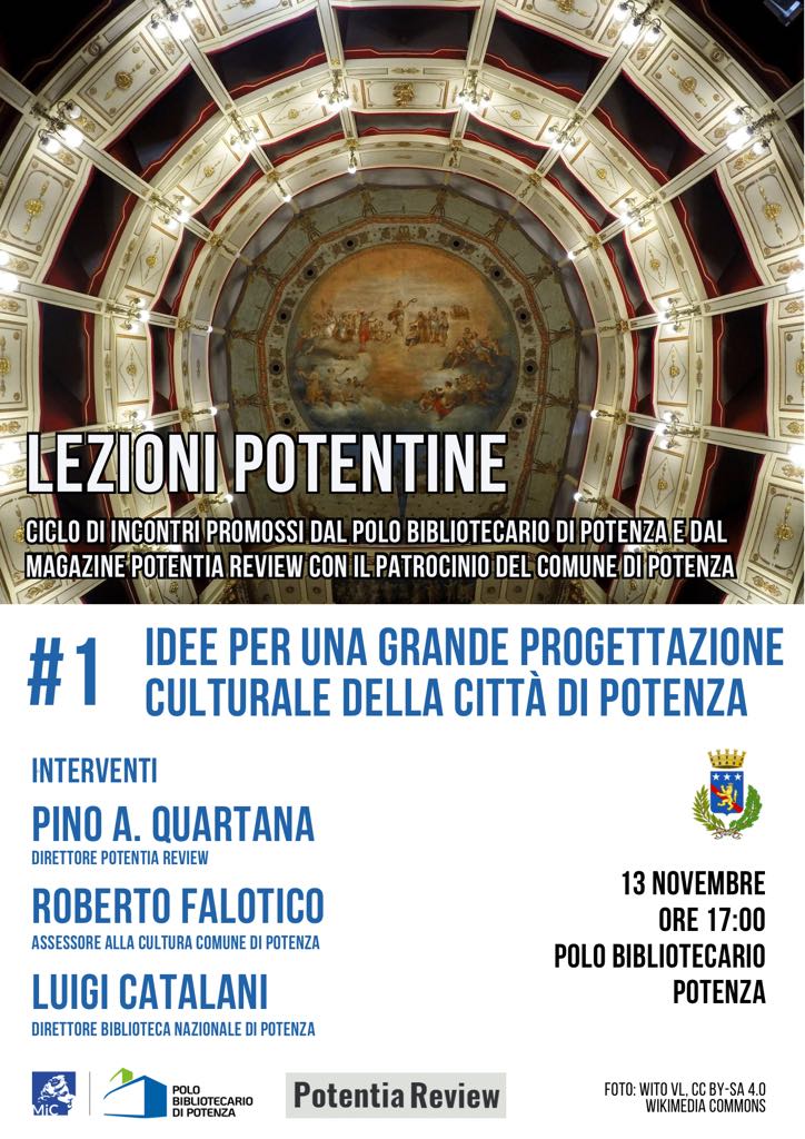 Lezioni potentine al Polo bibliotecario di Potenza