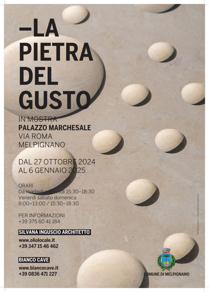 “La Pietra del Gusto” nel Palazzo Marchesale