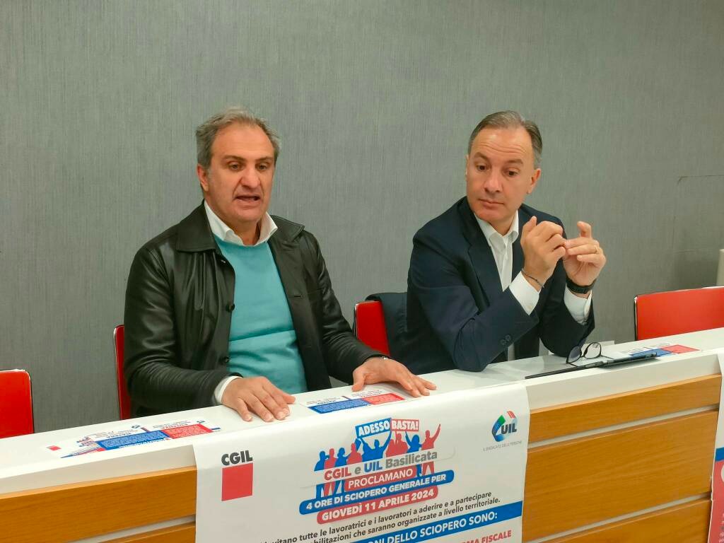 Sciopero 29 novembre_ domani a Potenza attivo Cgil e Uil