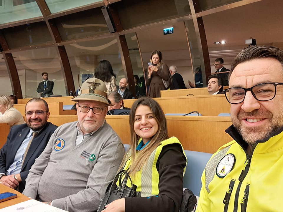 Premio De Sanctis Sostenibilità al Comitato nazionale del volontariato di protezione civile di cui fa parte anche il Gruppo Lucano