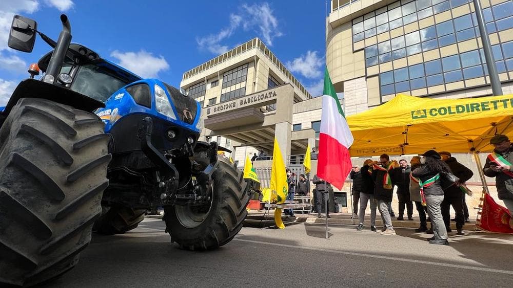 Crisi agricola: Coldiretti Basilicata pronta nuovamente alla mobilitazione