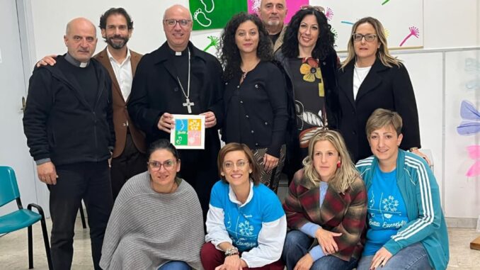 foto con arcivescovo