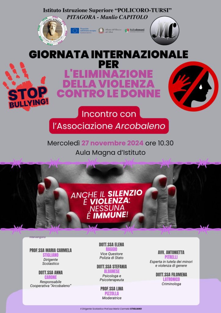 IIS POLICORO-TURSI: EDUCARE ALL'AFFETTIVITÀ E ALLA CONSAPEVOLEZZA