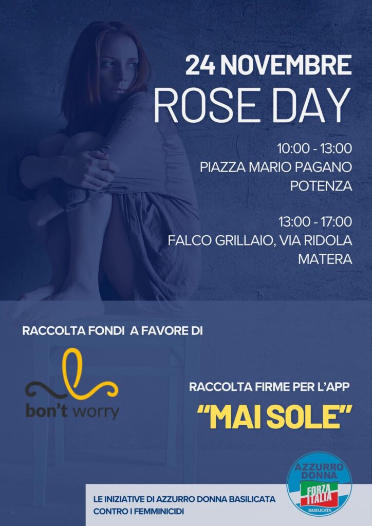 ROSE DAY, AZZURRO DONNA BASILICATA basilicata