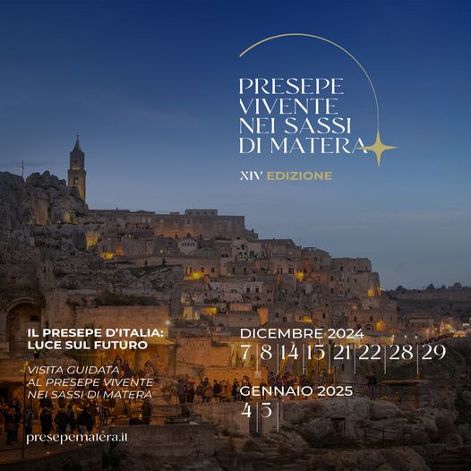 "Presepe vivente nei Sassi di Matera” all'insegna dell’accoglienza, dell'inclusività e della sostenibilità