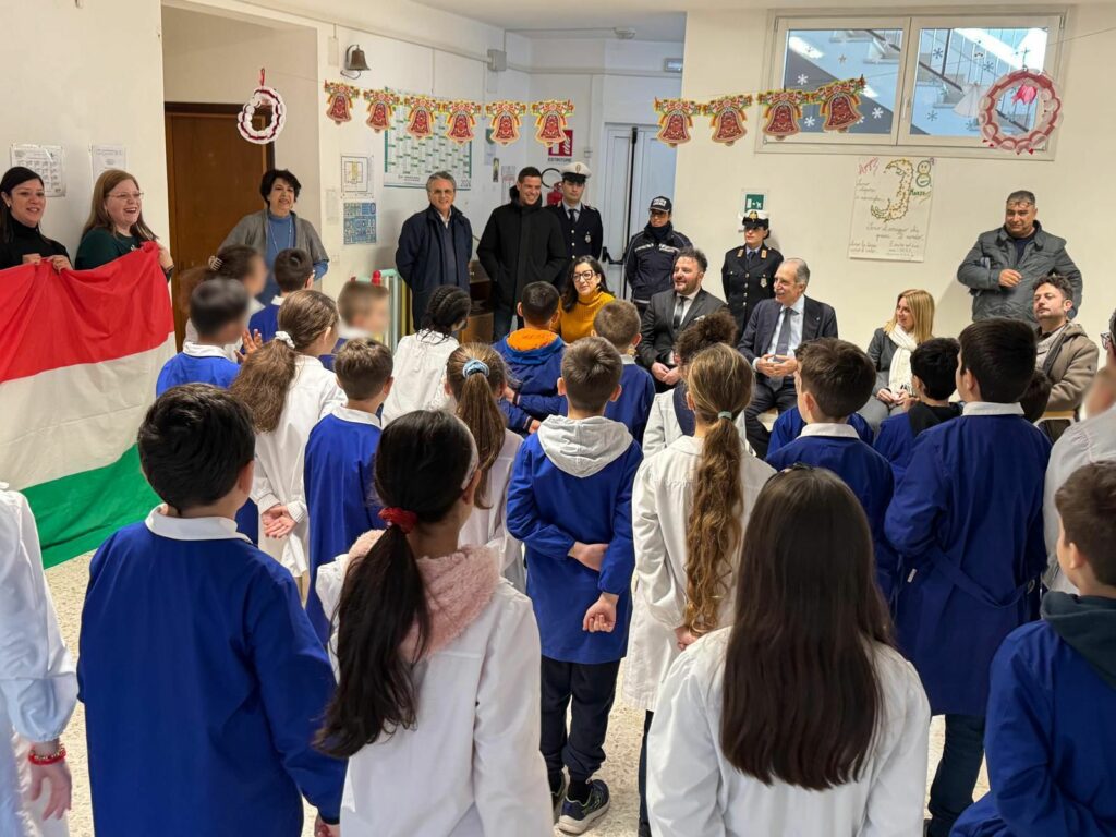 Visita di Bardi nella scuola primaria di Montemilone