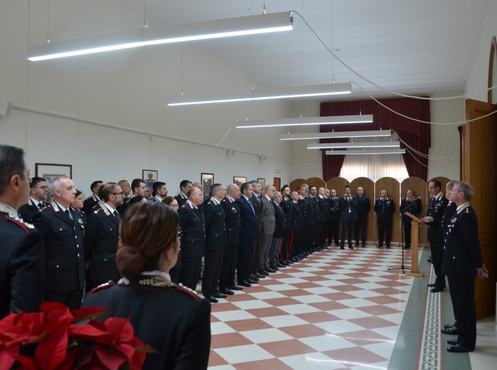 Potenza 11 Dicembre 2024: Visita del signor Comandante interregionale Carabinieri "Ogaden",Generale di D'Armata Marco Minicucci