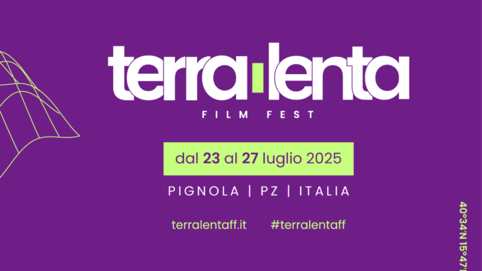 Terra Lenta film festival - banner edizione 2025