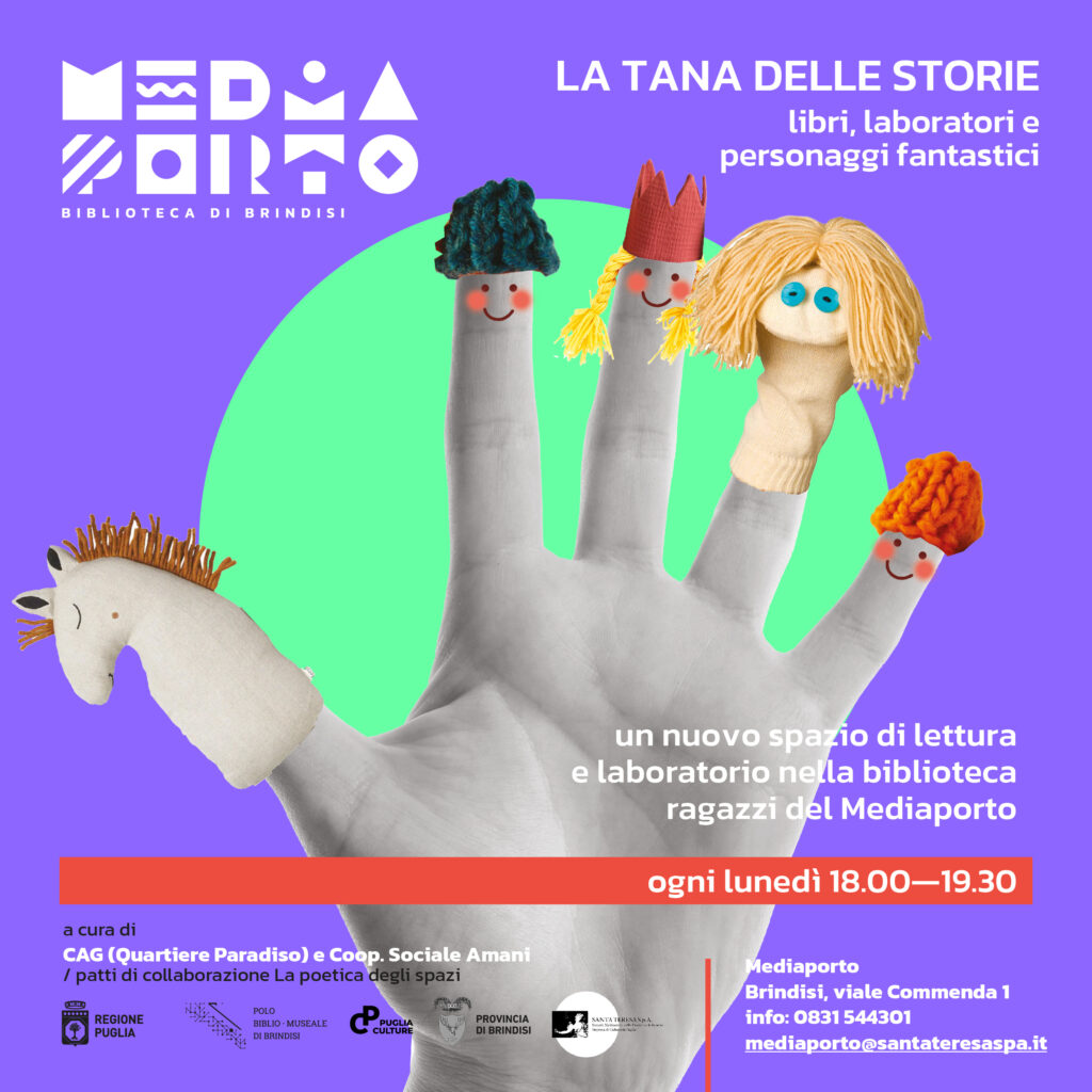 Al Mediaporto nasce LA TANA DELLE STORIE
