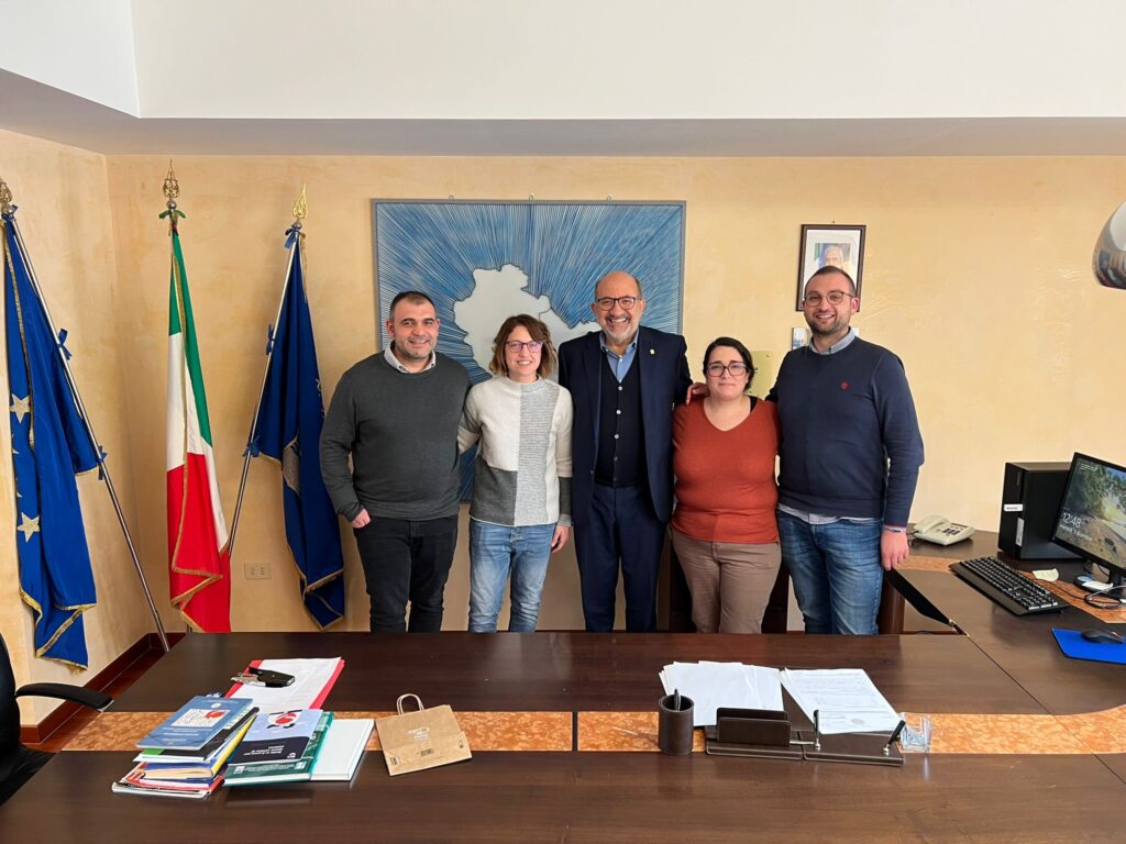 Il benvenuto di Latronico ai quattro vincitori di concorso