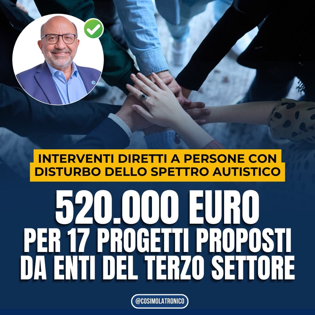 Autismo, approvato finanziamento progetti inclusivi progetti