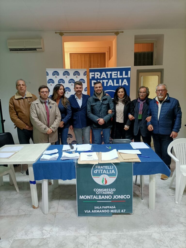 Congresso comunale di Montalbano Jonico di Fratelli d'Italia fratelli d'italia