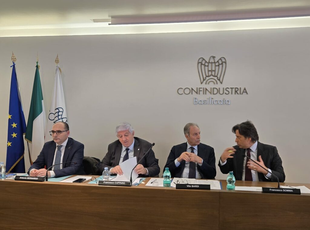 Regione e Confindustria a confrontosu strategie e strumenti per il rilancio della Basilicata