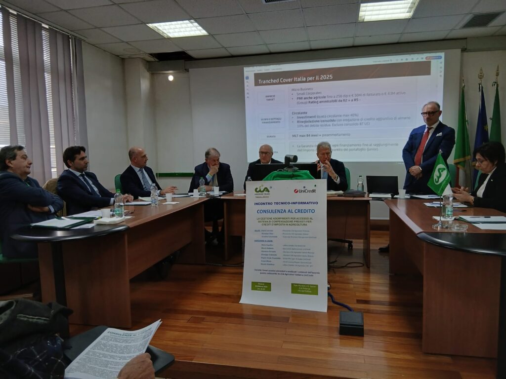 Consulenza al credito: Convegno Cia-Agricoltori Potenza-Matera e UniCredit