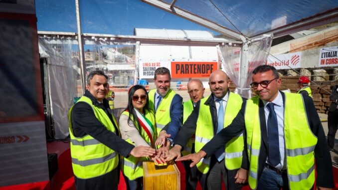 Avvio tbm nuova linea AVAC Salerno Reggio Calabria