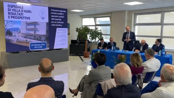Incontro villa d'agri