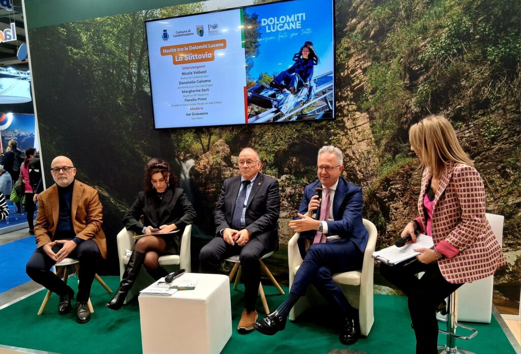 BIT 2025, presentata la slittovia delle Dolomiti Lucane