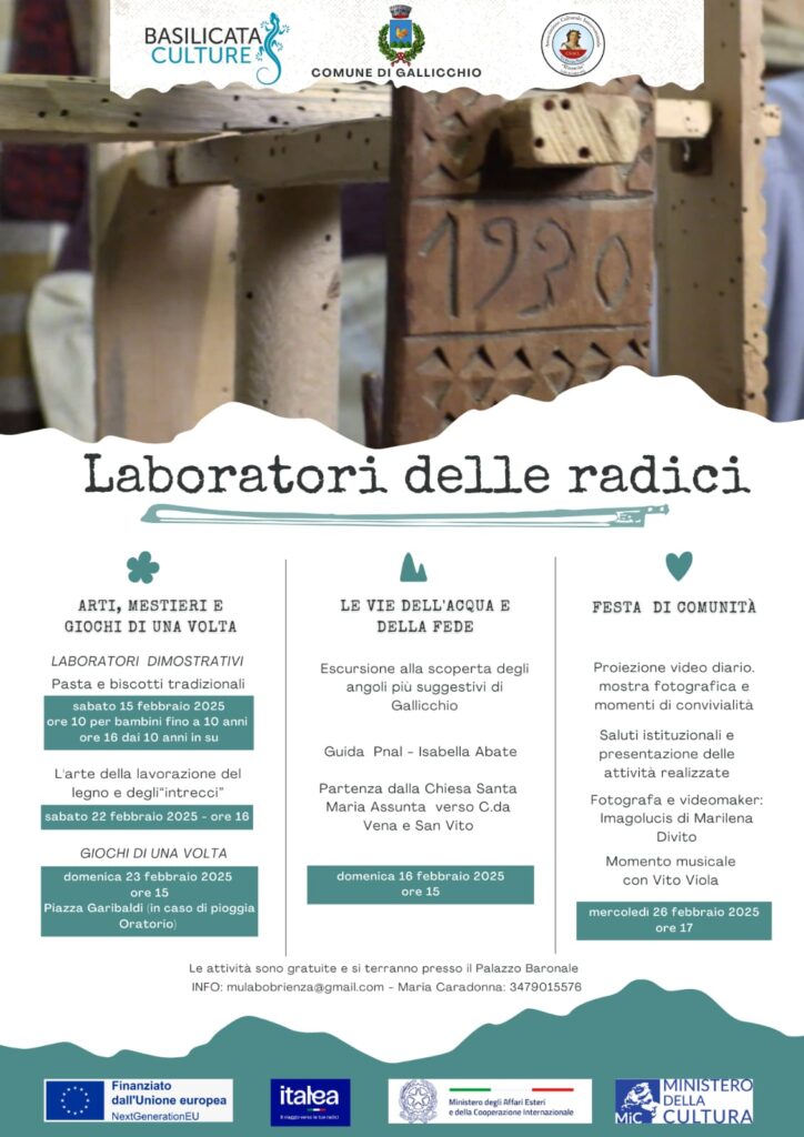 A Gallicchio oggi ha preso vita il progetto “Turismo delle Radici” Gallicchio
