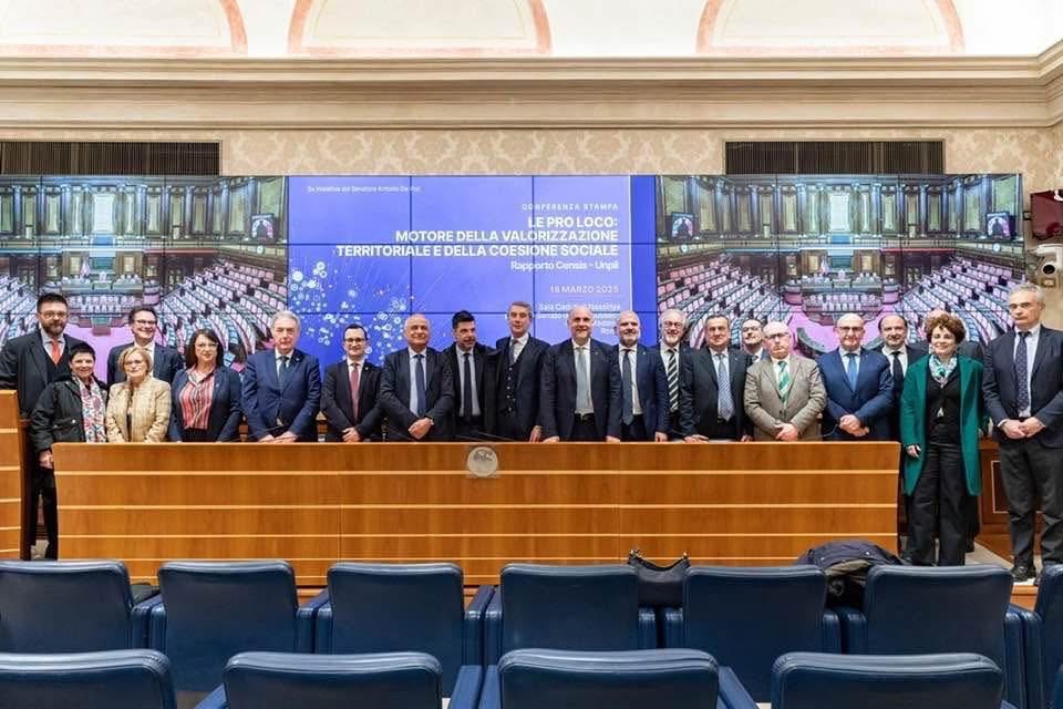 Presentato al Senato il Rapporto Censis-Unpli “Le Pro Loco: motore della valorizzazione territoriale e della coesione sociale”.
