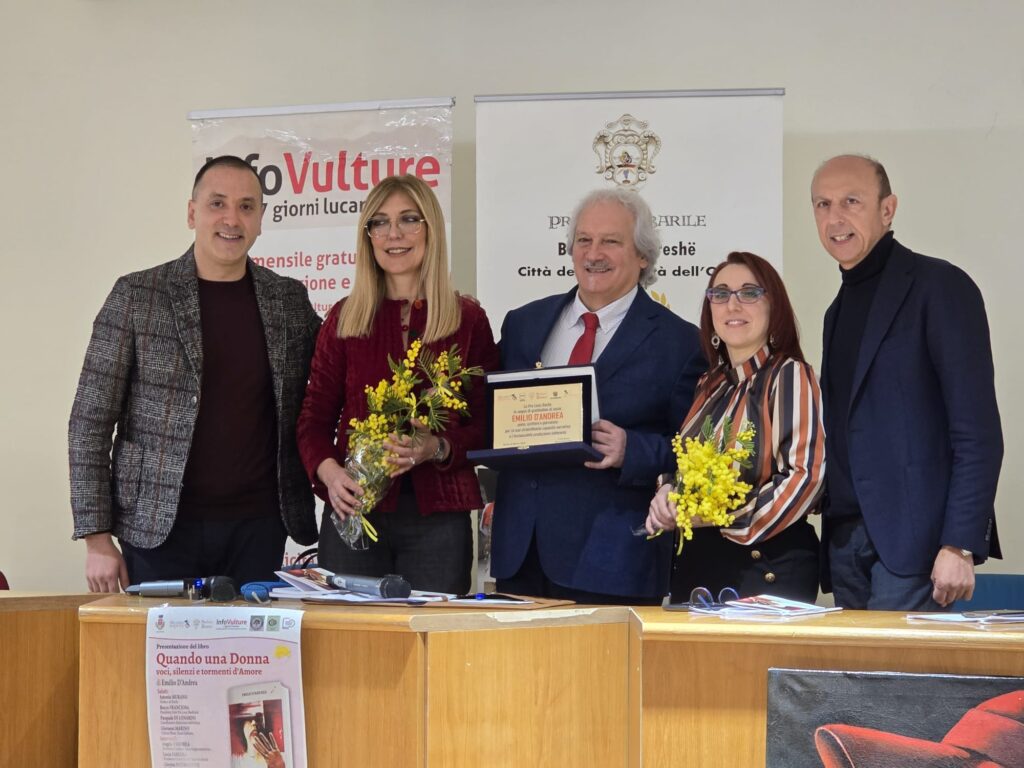 Presentato a Barile il libro di Emilio D'Andrea "Quando una donna"