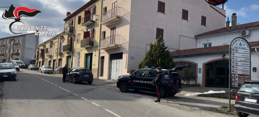 Accettura (MT): Arrestato un uomo per maltrattamenti nei confronti della convivente.