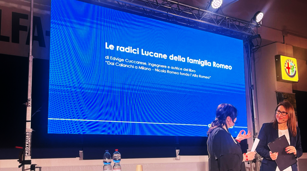 L’ingegnere Edvige Cuccarese in Svizzera ha relazionato sul fondatore dell'Alfa Romeo Alfa Romeo