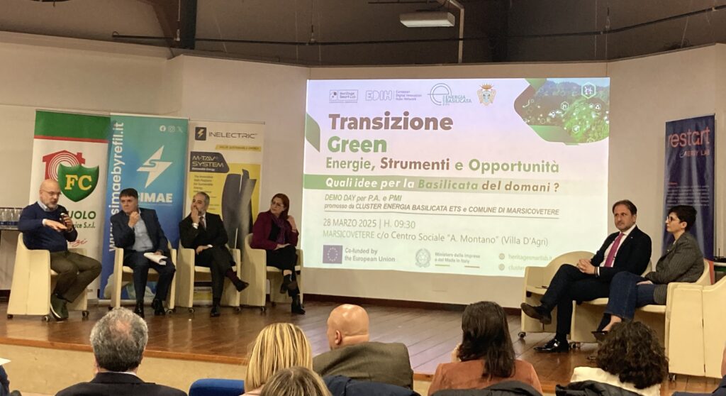 A Marsicovetere Demo Day sulla transizione energetica con amministratori, Enti Pubblici e Imprese. Presente anche Davide Tabarelli transizione energetica