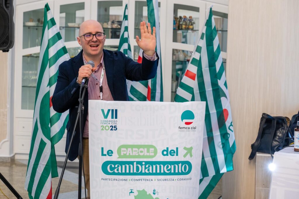 Mincuzzi, nuovo segretario generale della Femca Cisl Basilicata. Succede a Francesco Carella