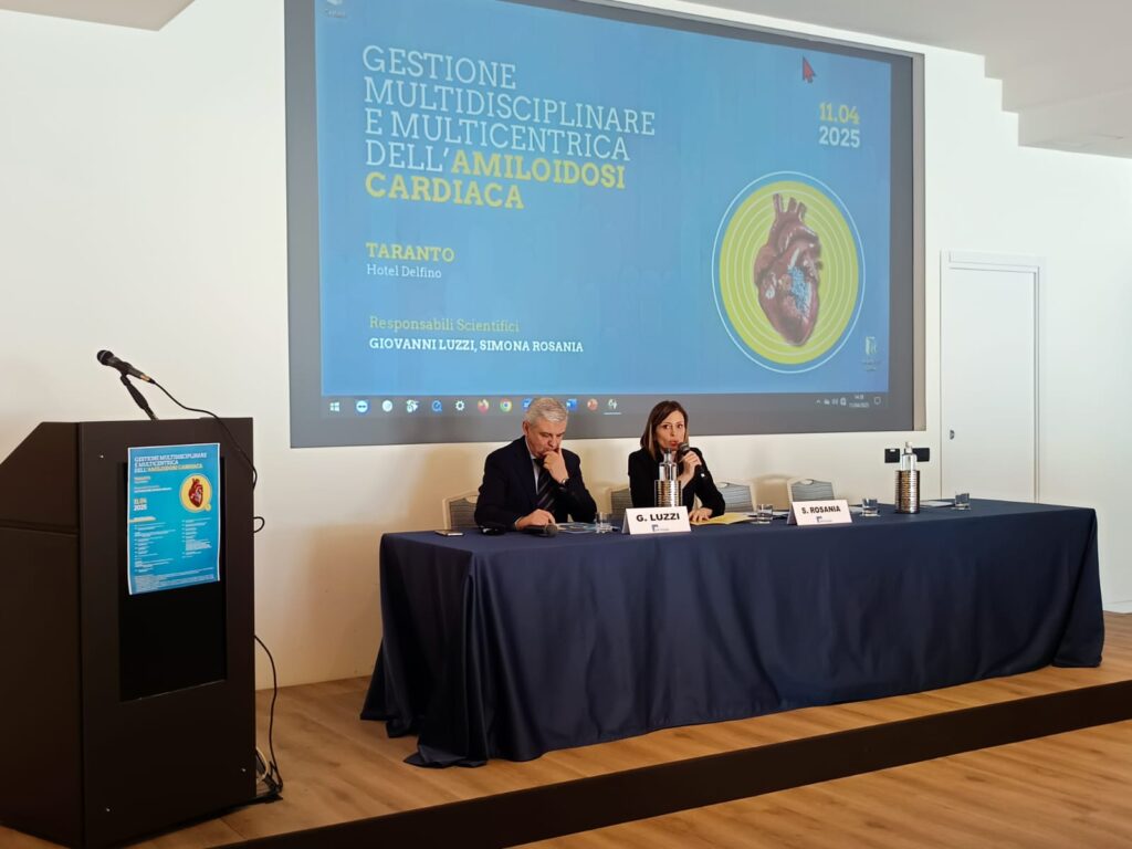 12 aprile 2025. Amiloidosi cardiaca: a Taranto un convegno sulla gestione multidisciplinare della patologia. Taranto