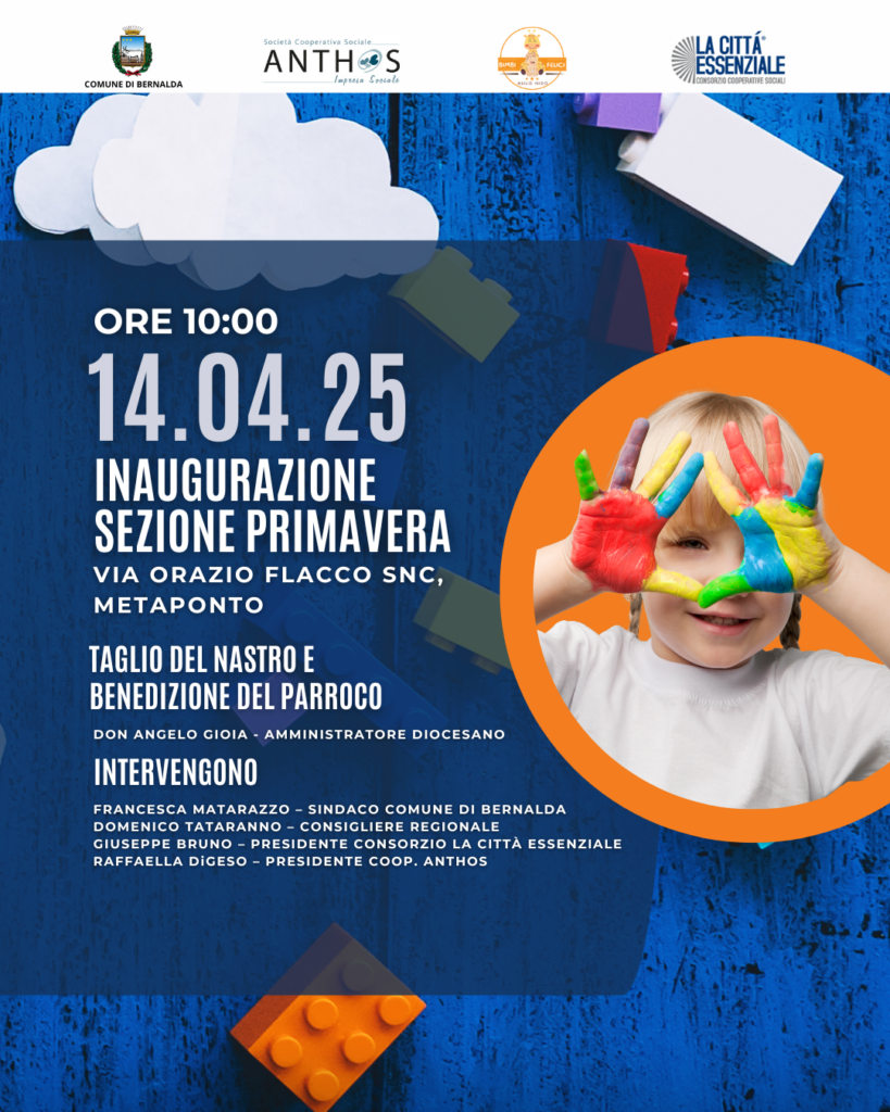 Metaponto accoglie la nuova sezione primavera del nido “Bimbi Felici” di Bernalda mETAPONTO