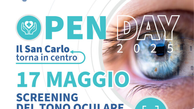 Screening tono oculare Aor - locandina 17 maggio 2025